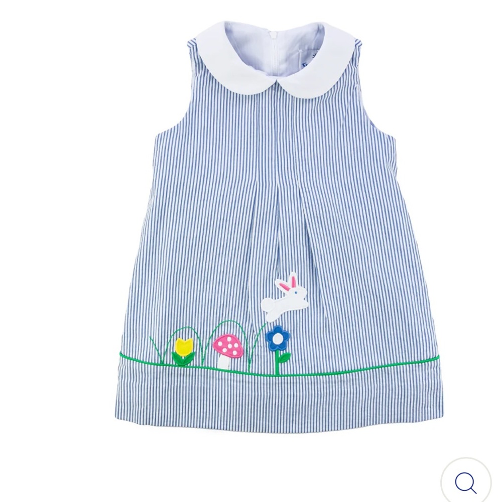 Florence Eiseman Seersucker Easter Bunny Dress